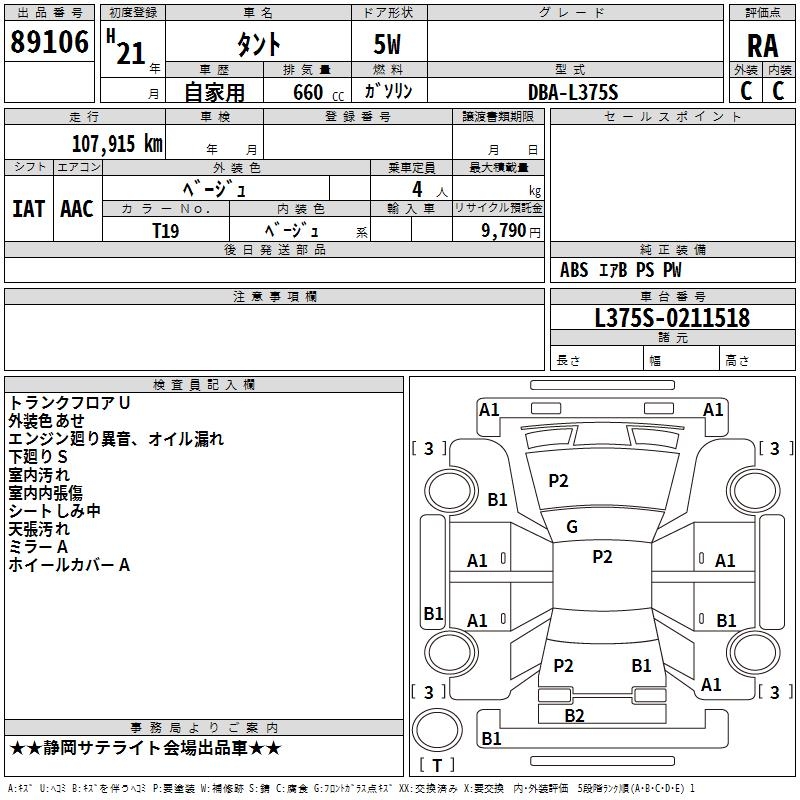 DAIHATSU TANTO