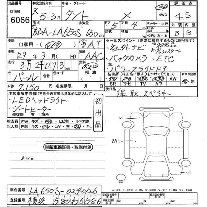 DAIHATSU TANTO
