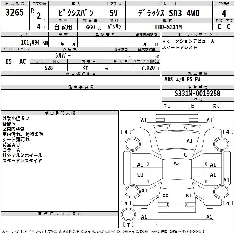 TOYOTA PIXIS VAN