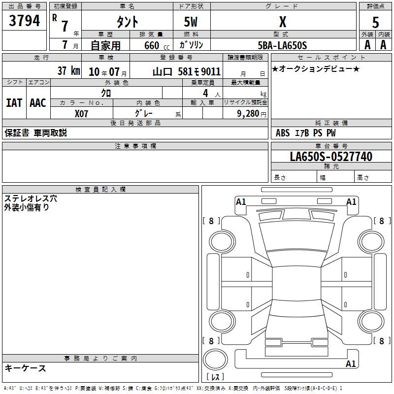 DAIHATSU TANTO