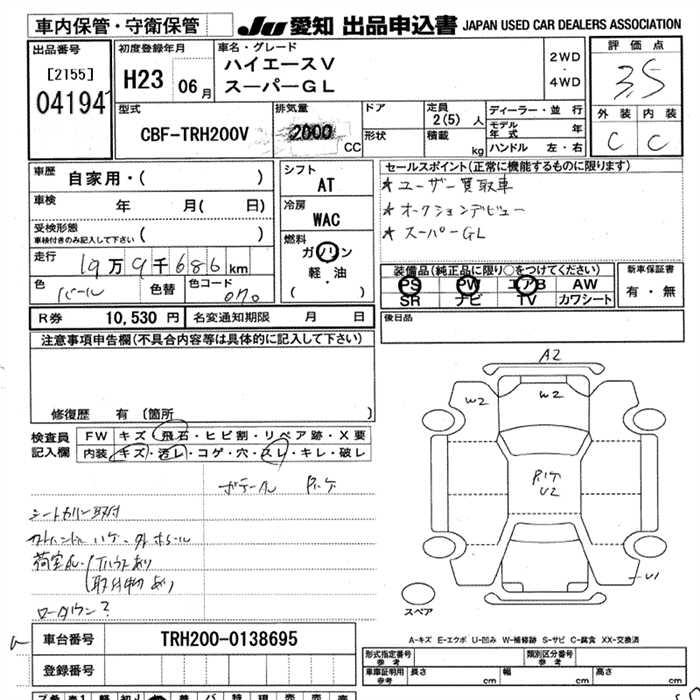TOYOTA REGIUS ACE