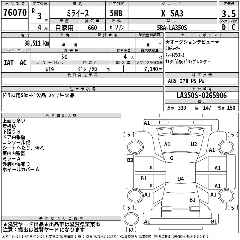 DAIHATSU MIRA E:S