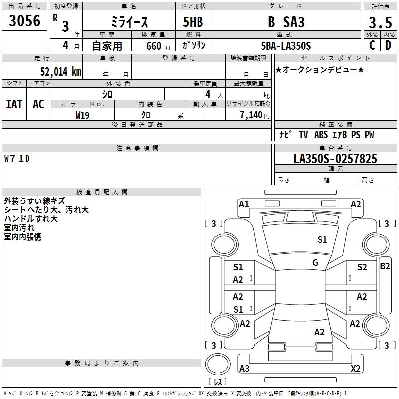 DAIHATSU MIRA E:S