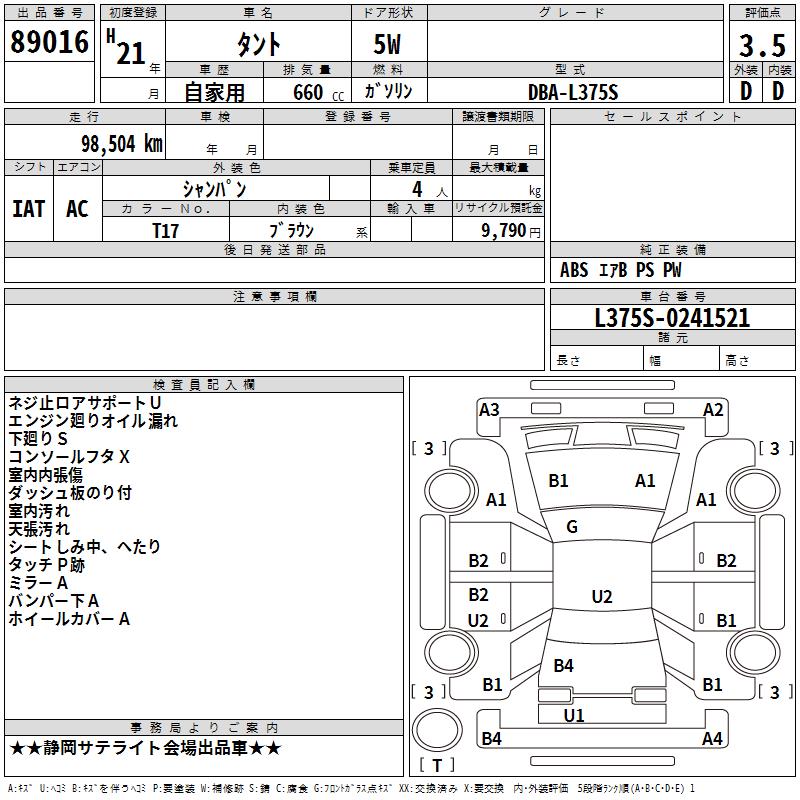 DAIHATSU TANTO