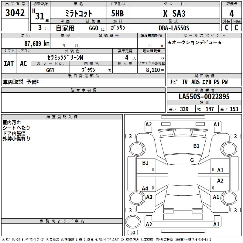 DAIHATSU MIRA TOCOT