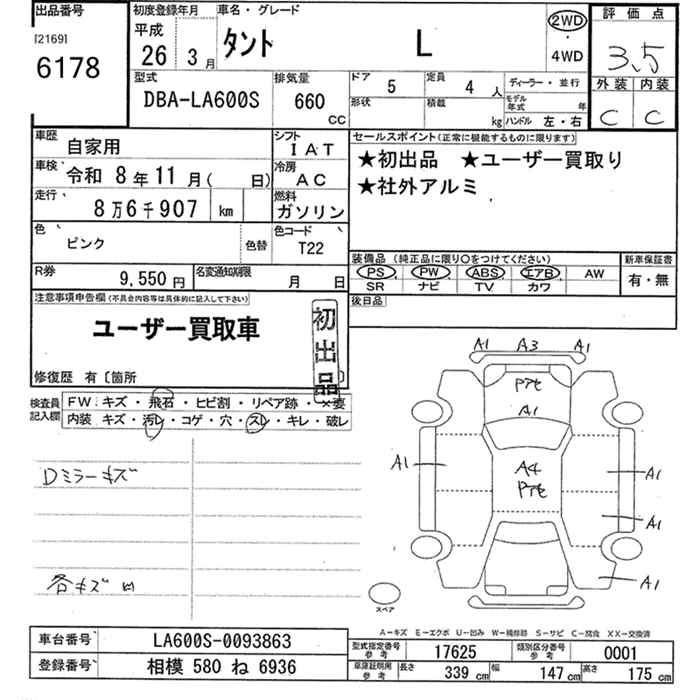 DAIHATSU TANTO