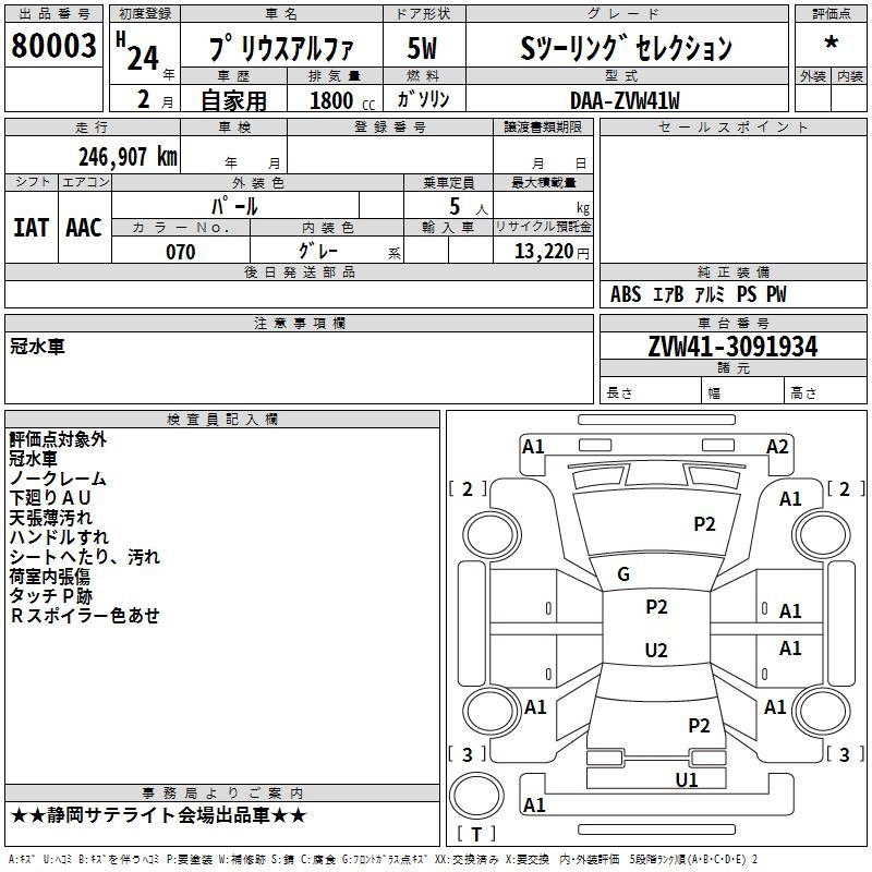 TOYOTA PRIUS ALPHA