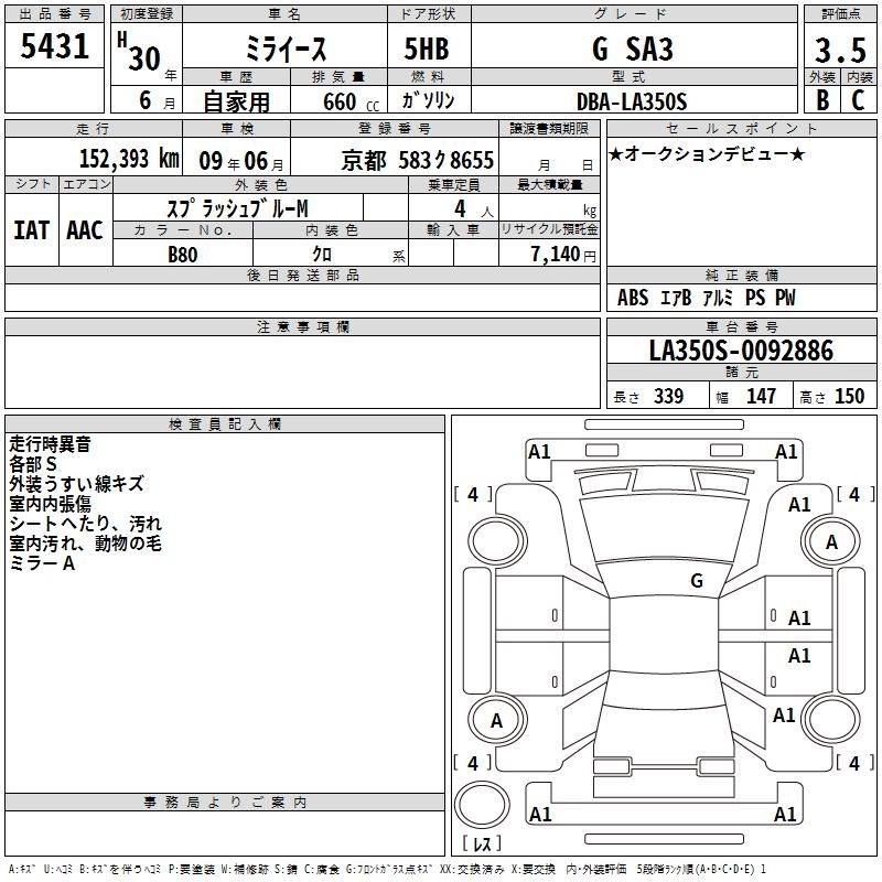 DAIHATSU MIRA E:S
