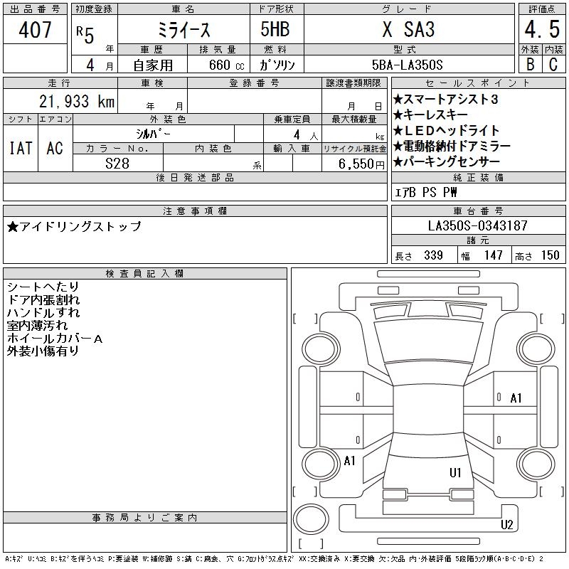 DAIHATSU MIRA E:S