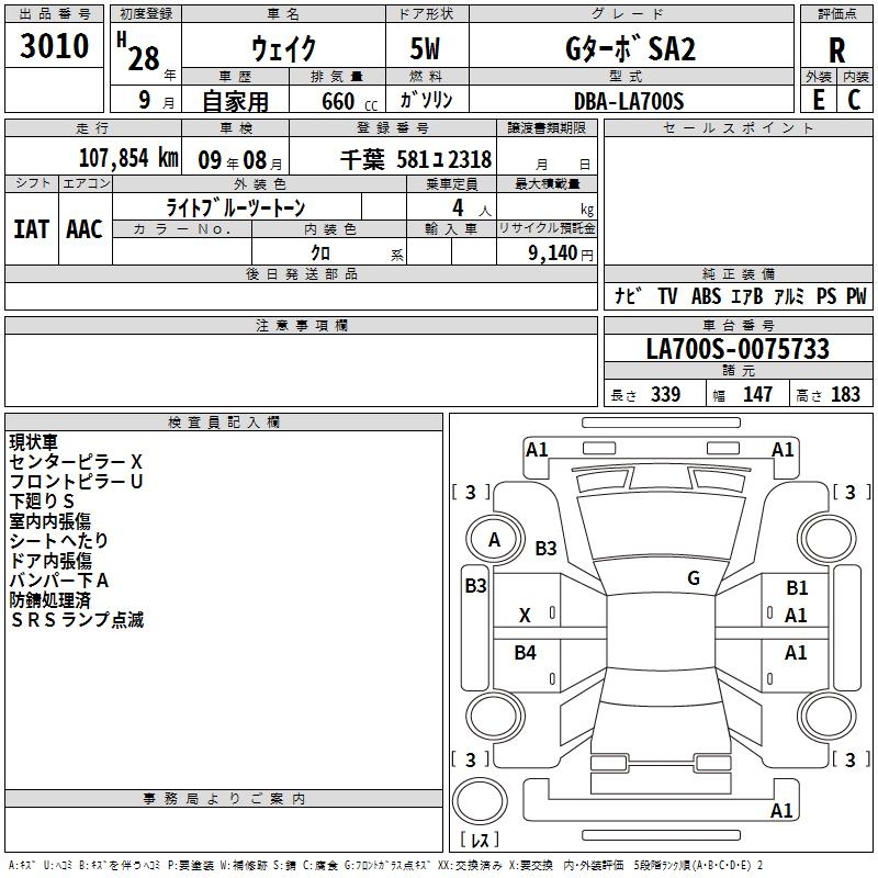 DAIHATSU WAKE