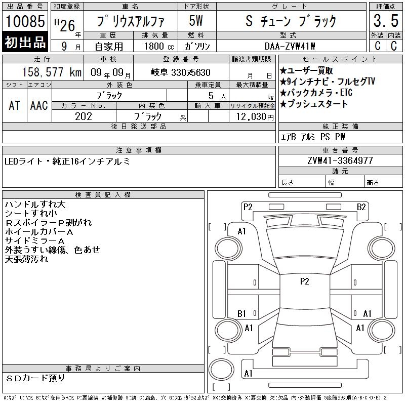TOYOTA PRIUS ALPHA