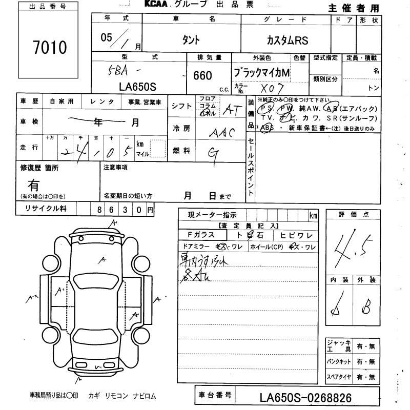 DAIHATSU TANTO