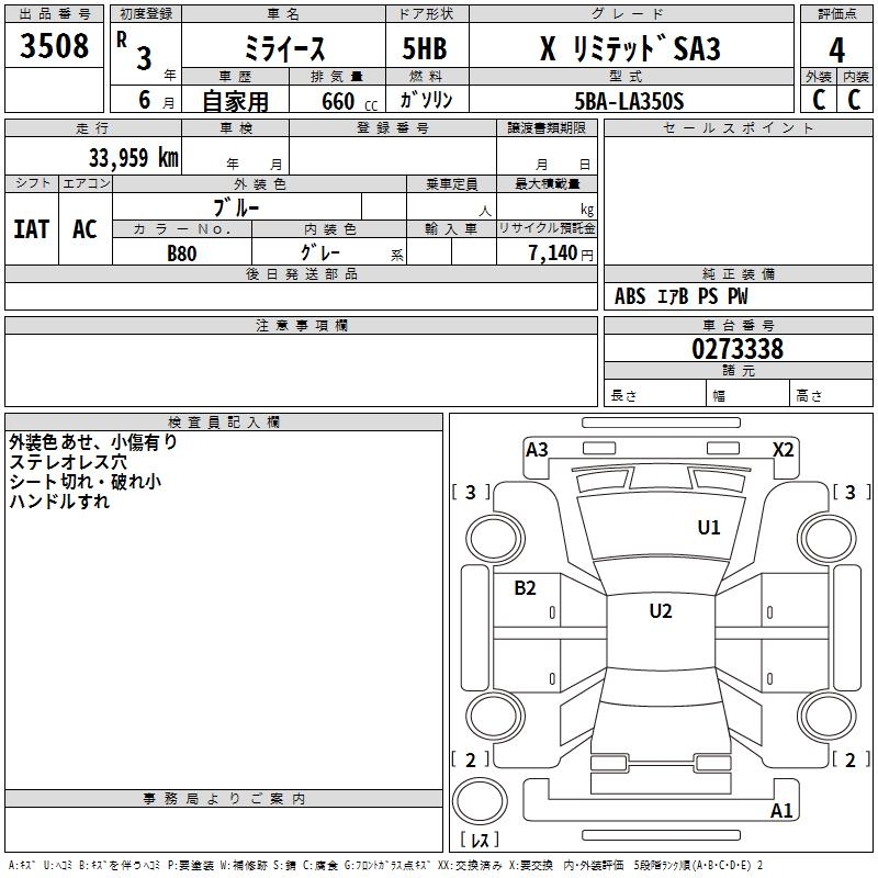 DAIHATSU MIRA E:S