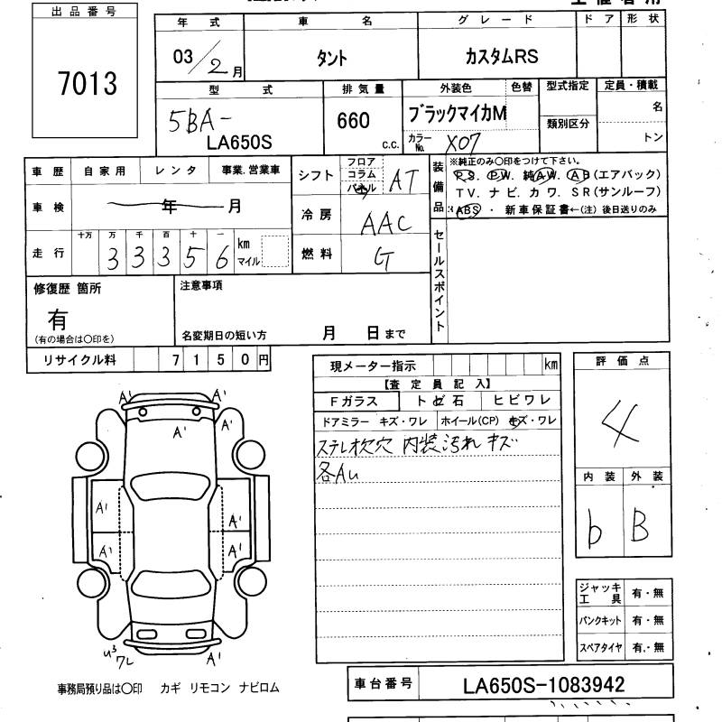 DAIHATSU TANTO