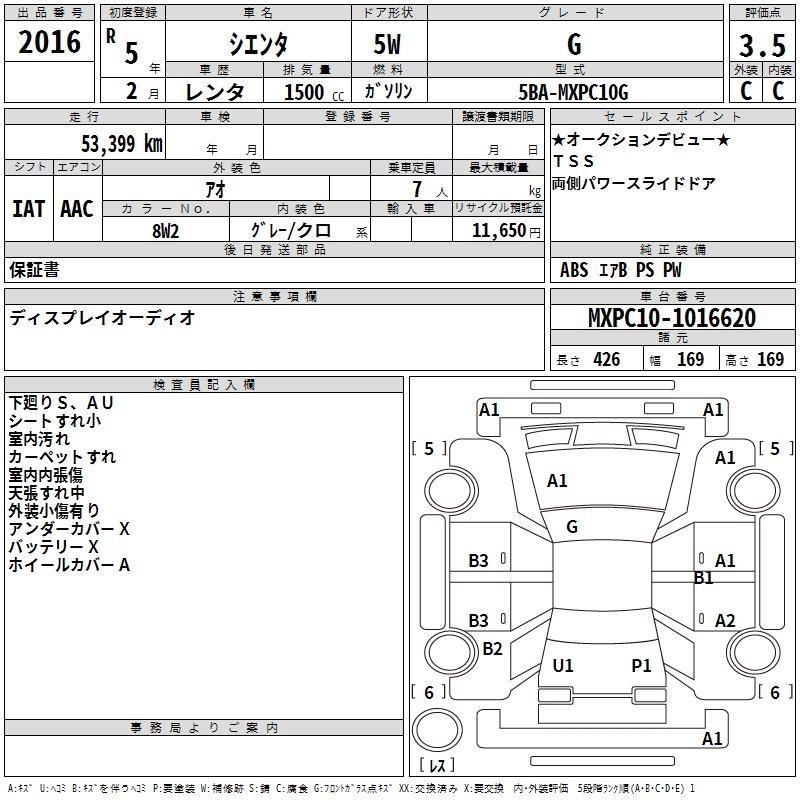 TOYOTA SIENTA