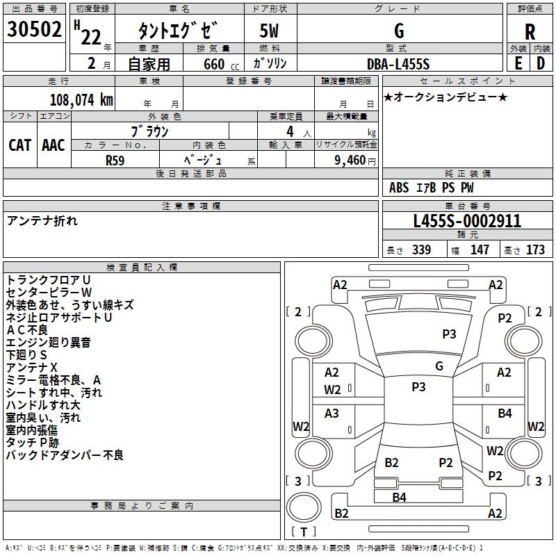 DAIHATSU TANTO EXE