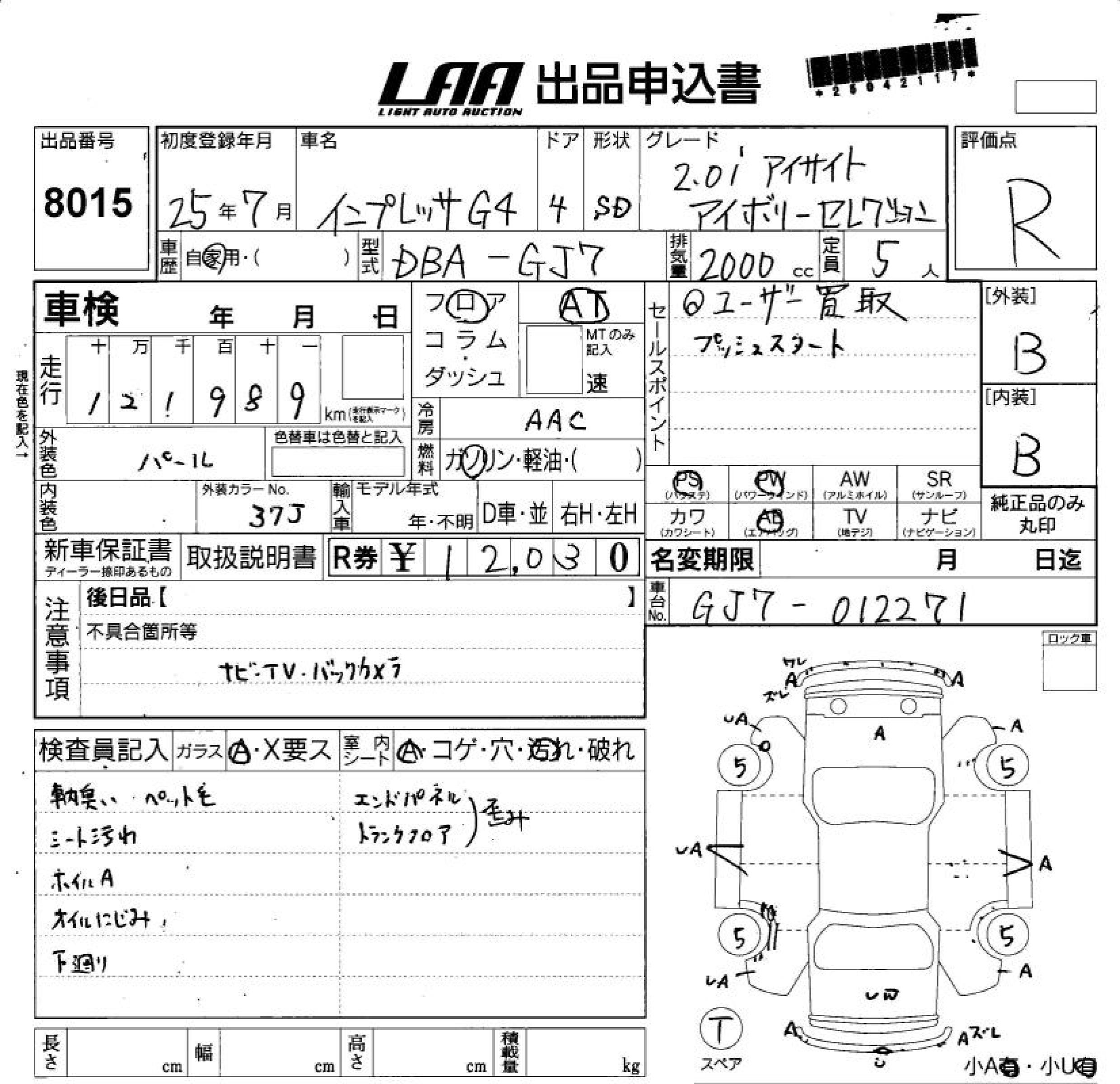 SUBARU IMPREZA