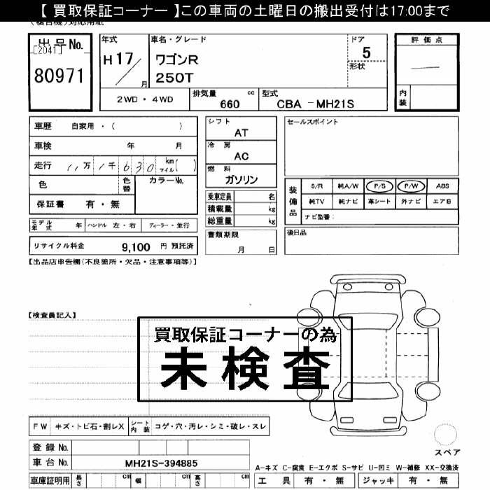 SUZUKI WAGON R