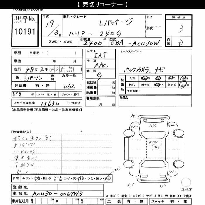 TOYOTA HARRIER