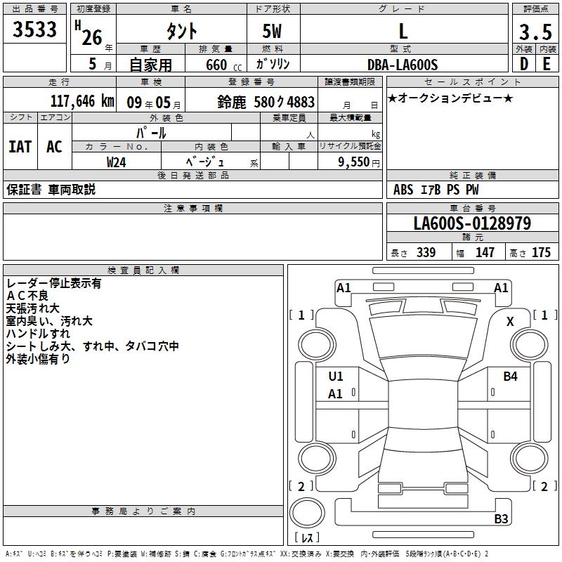 DAIHATSU TANTO
