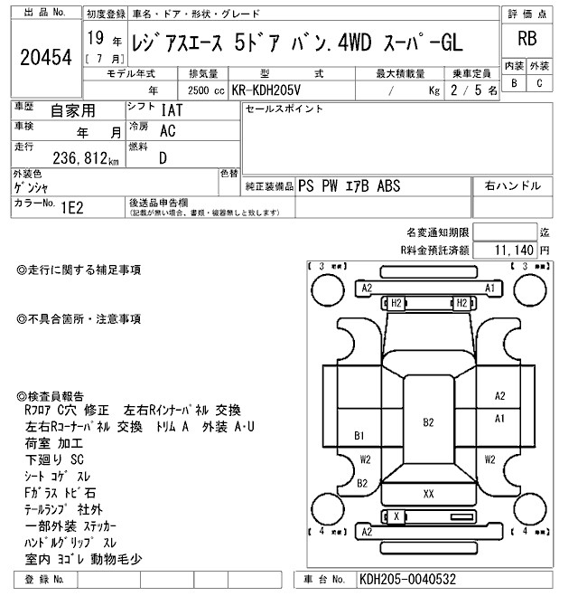TOYOTA REGIUS ACE