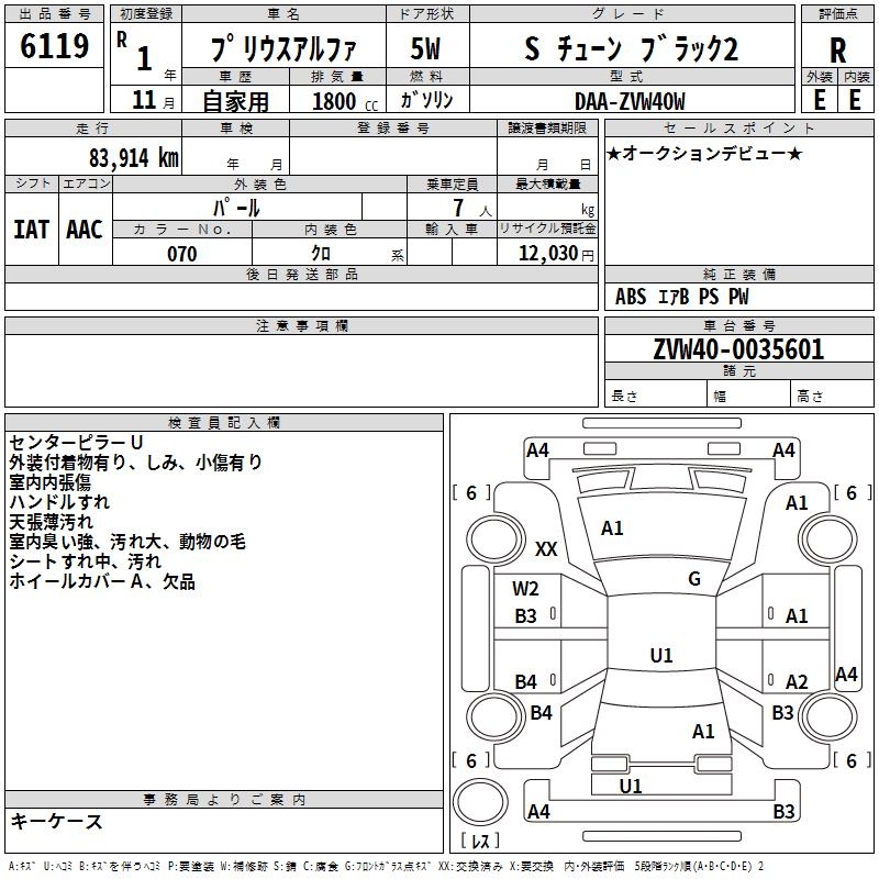 TOYOTA PRIUS ALPHA