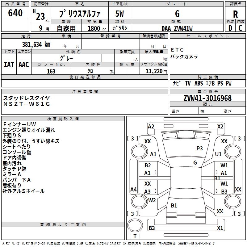 TOYOTA PRIUS ALPHA