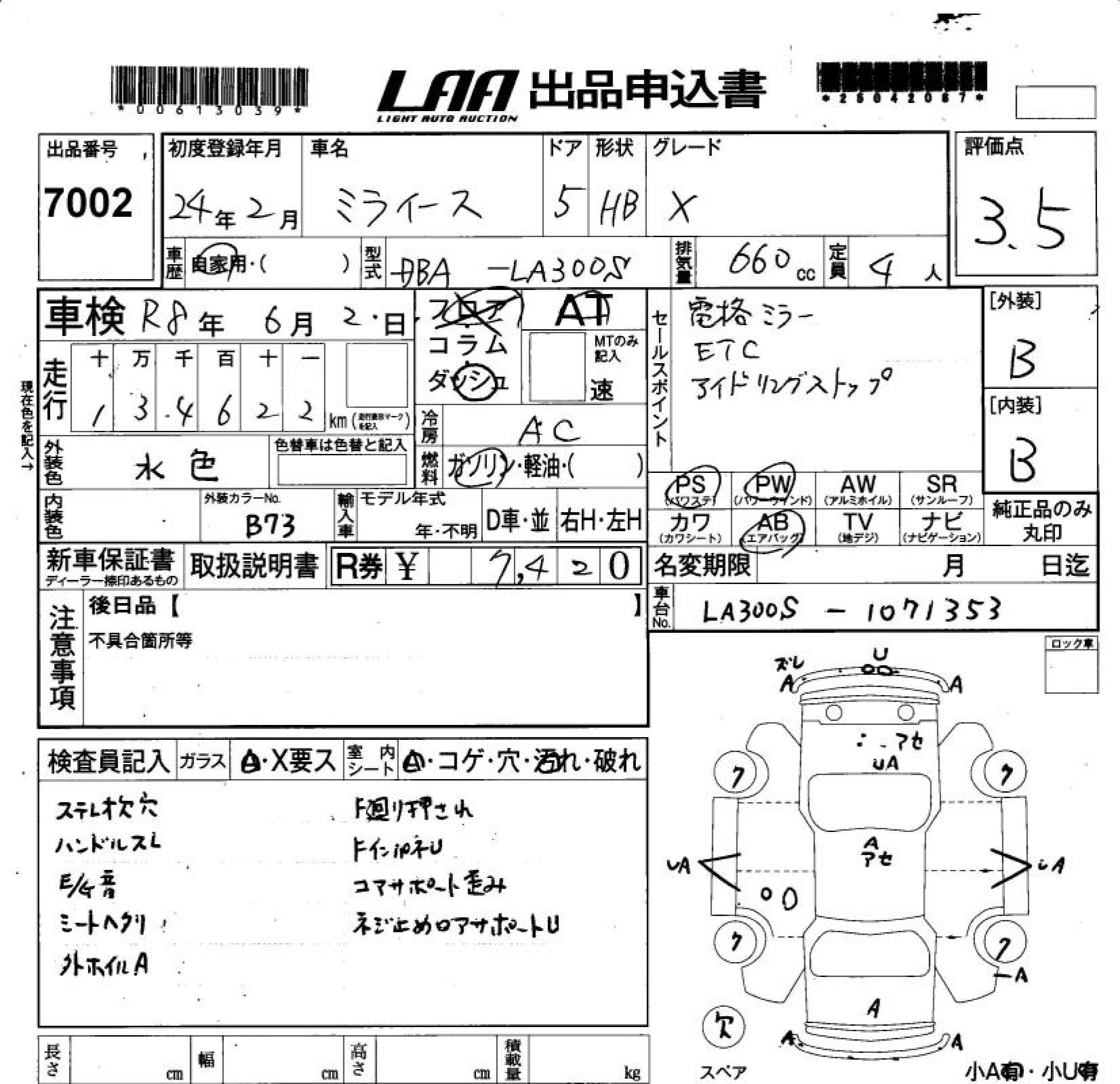 DAIHATSU MIRA E:S