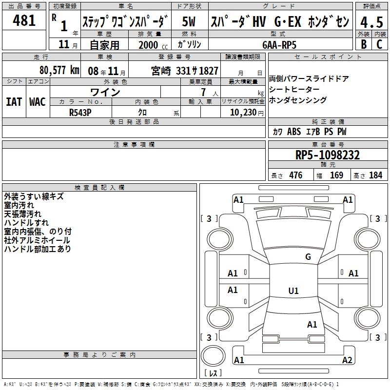 HONDA STEPWGN
