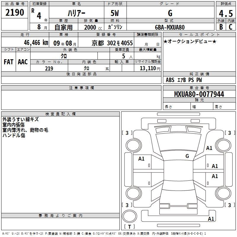 TOYOTA HARRIER