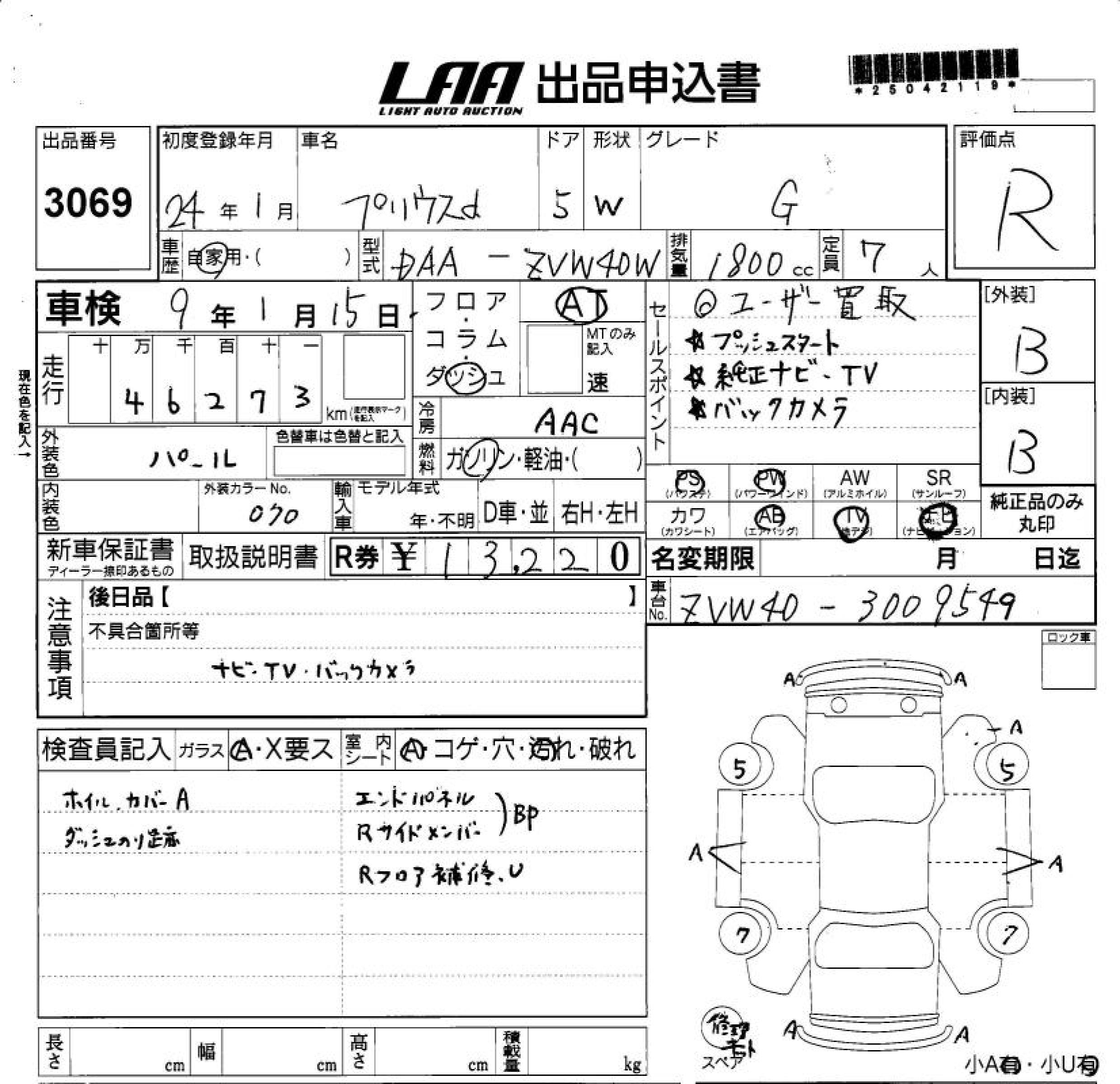 TOYOTA PRIUS ALPHA