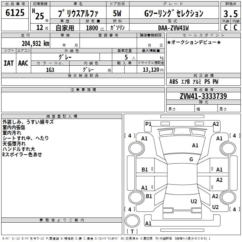 TOYOTA PRIUS ALPHA