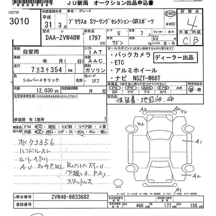 TOYOTA PRIUS ALPHA
