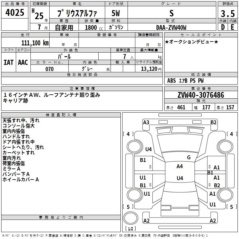 TOYOTA PRIUS ALPHA