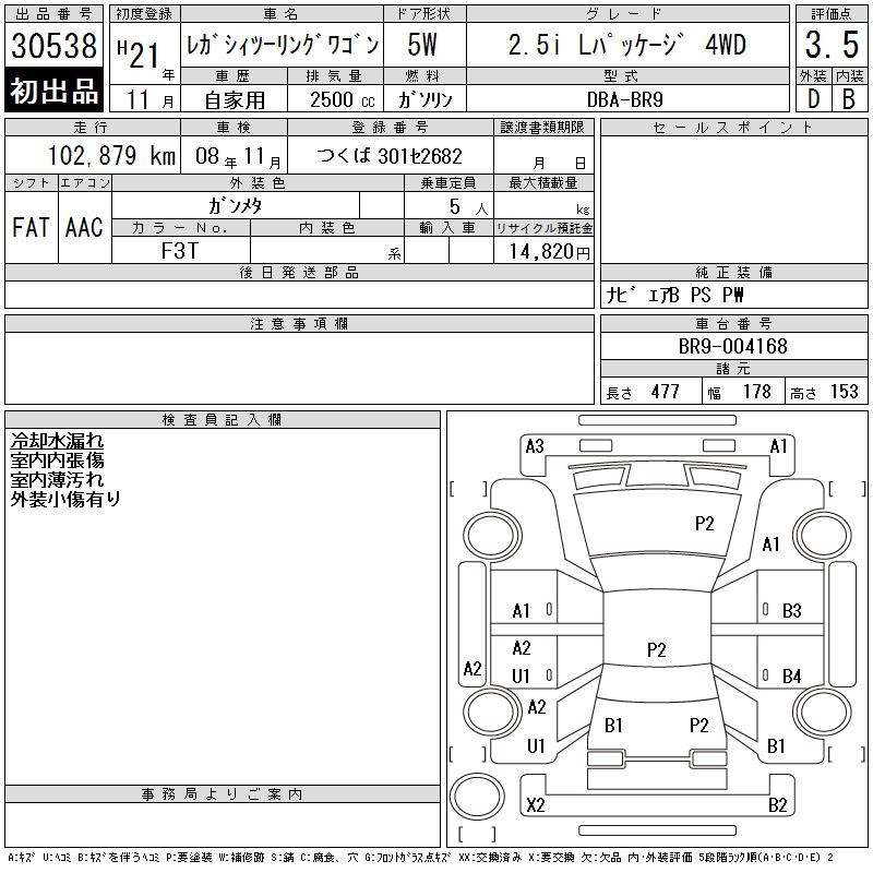 SUBARU LEGACY