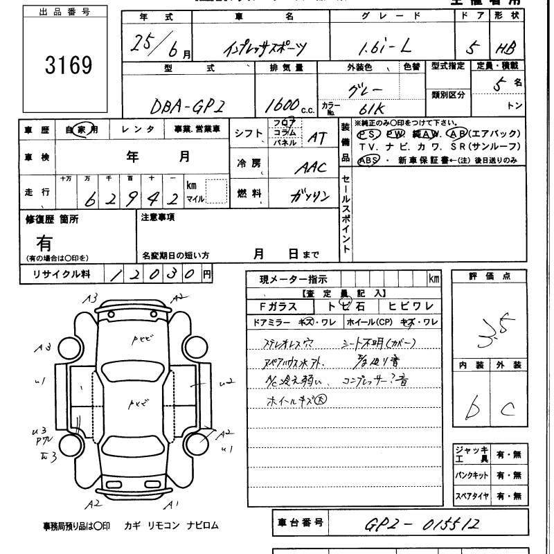 SUBARU IMPREZA