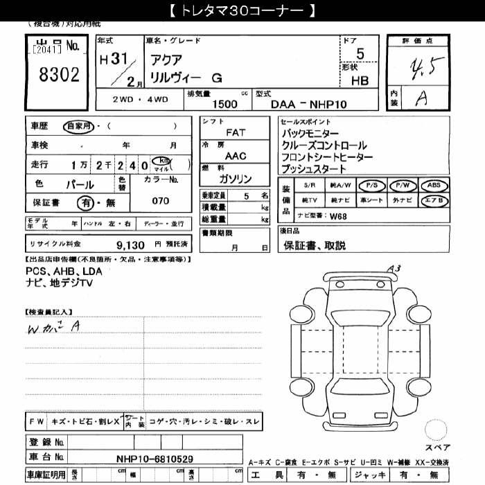 TOYOTA AQUA