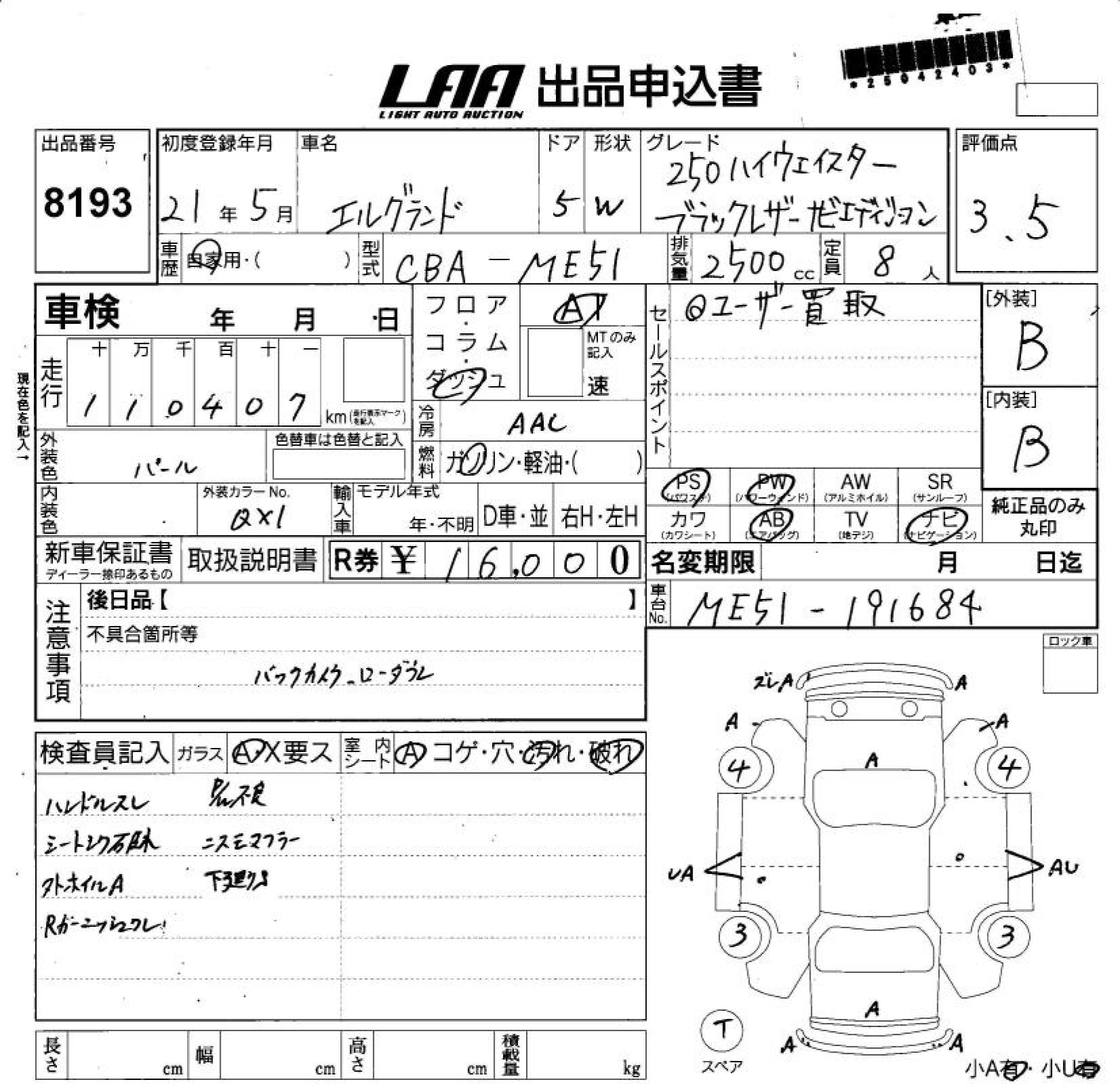 NISSAN ELGRAND