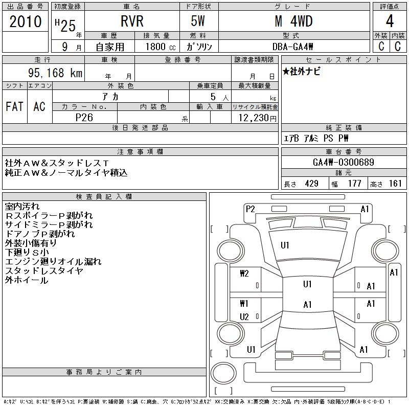 MITSUBISHI RVR