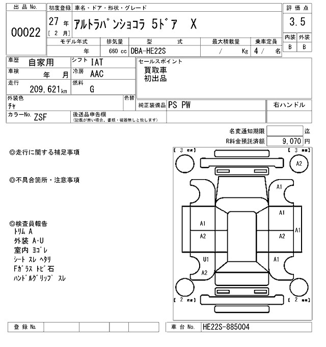SUZUKI ALTO LAPIN