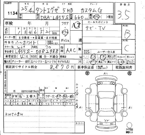 DAIHATSU TANTO EXE