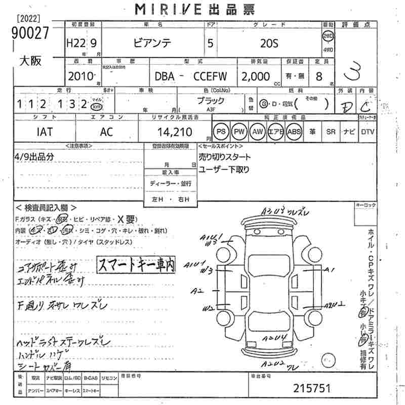 MAZDA BIANTE