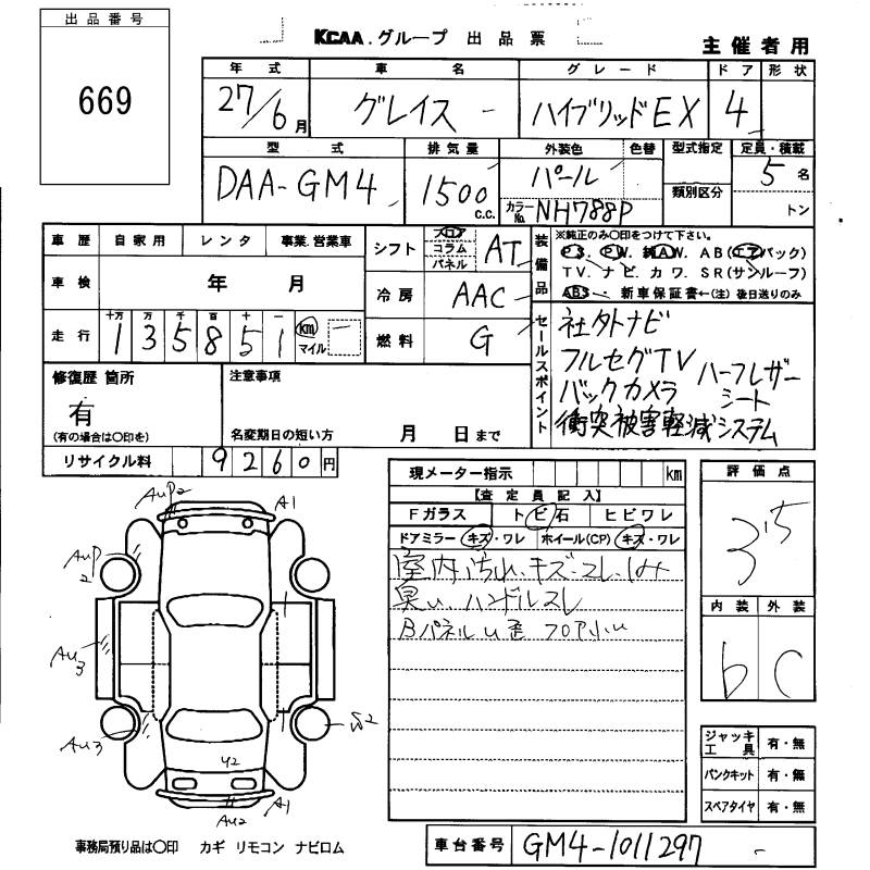 HONDA GRACE