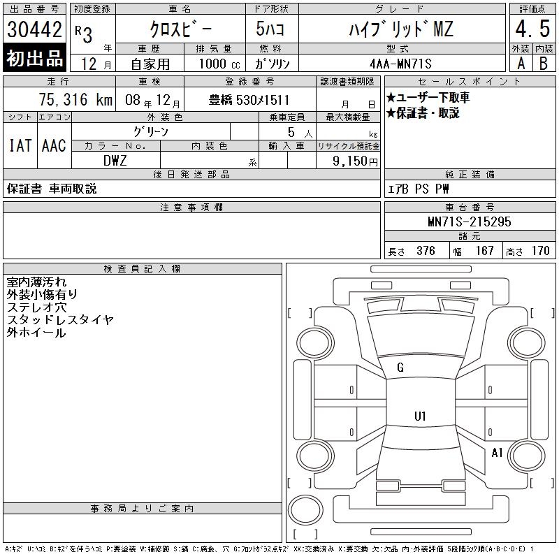 SUZUKI XBEE
