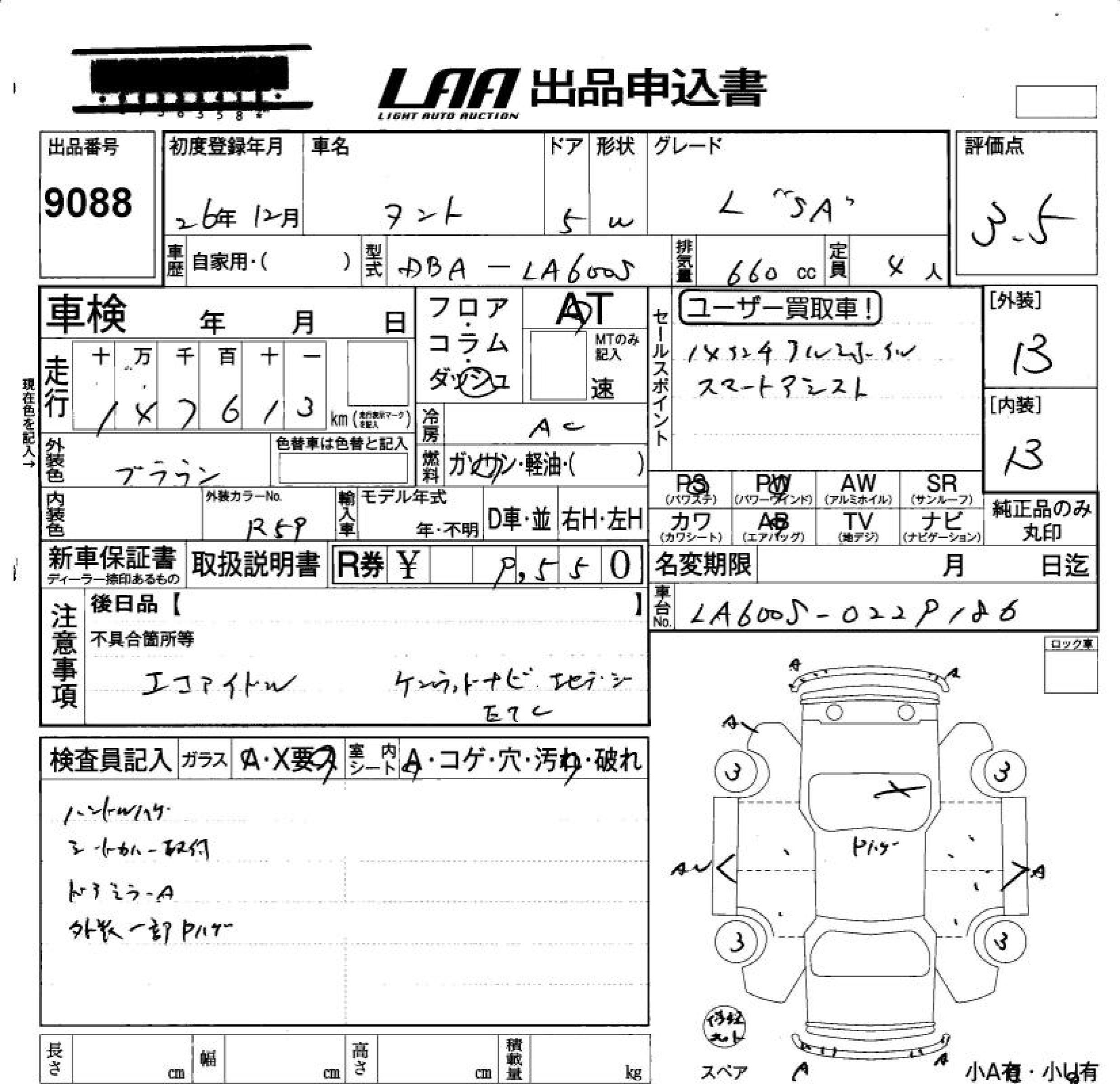 DAIHATSU TANTO