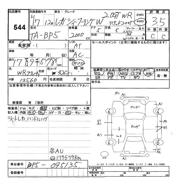 SUBARU LEGACY