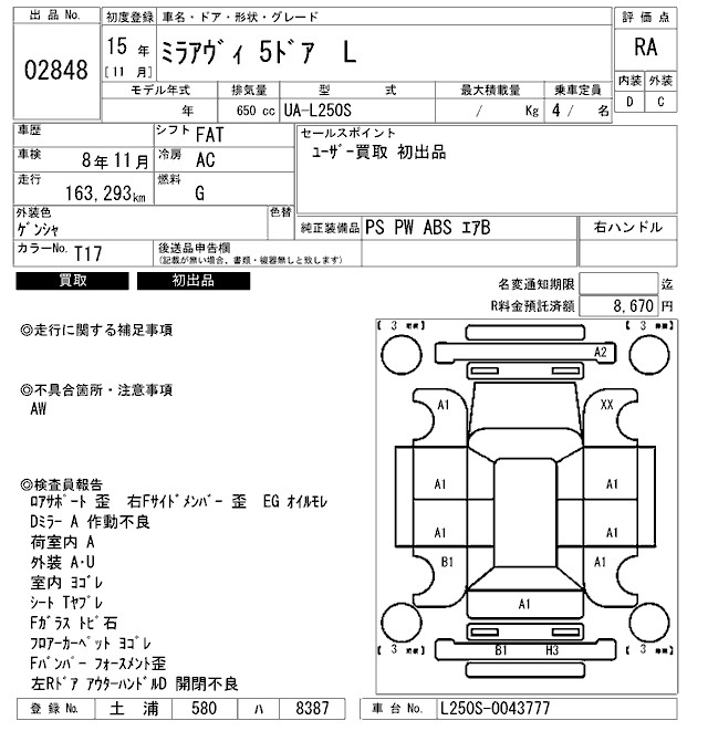 DAIHATSU MIRA AVY