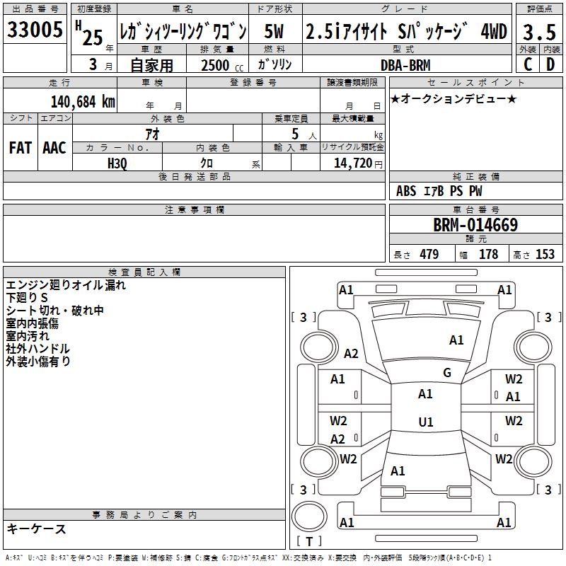 SUBARU LEGACY