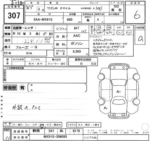 SUZUKI WAGON R SMILE