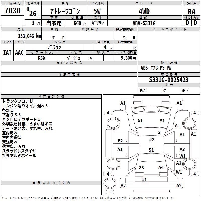 DAIHATSU ATRAI